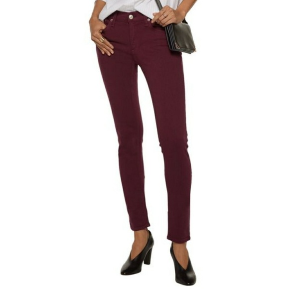 rag & bone Denim - SALE!!! Rag and bone skinny jeans wine color